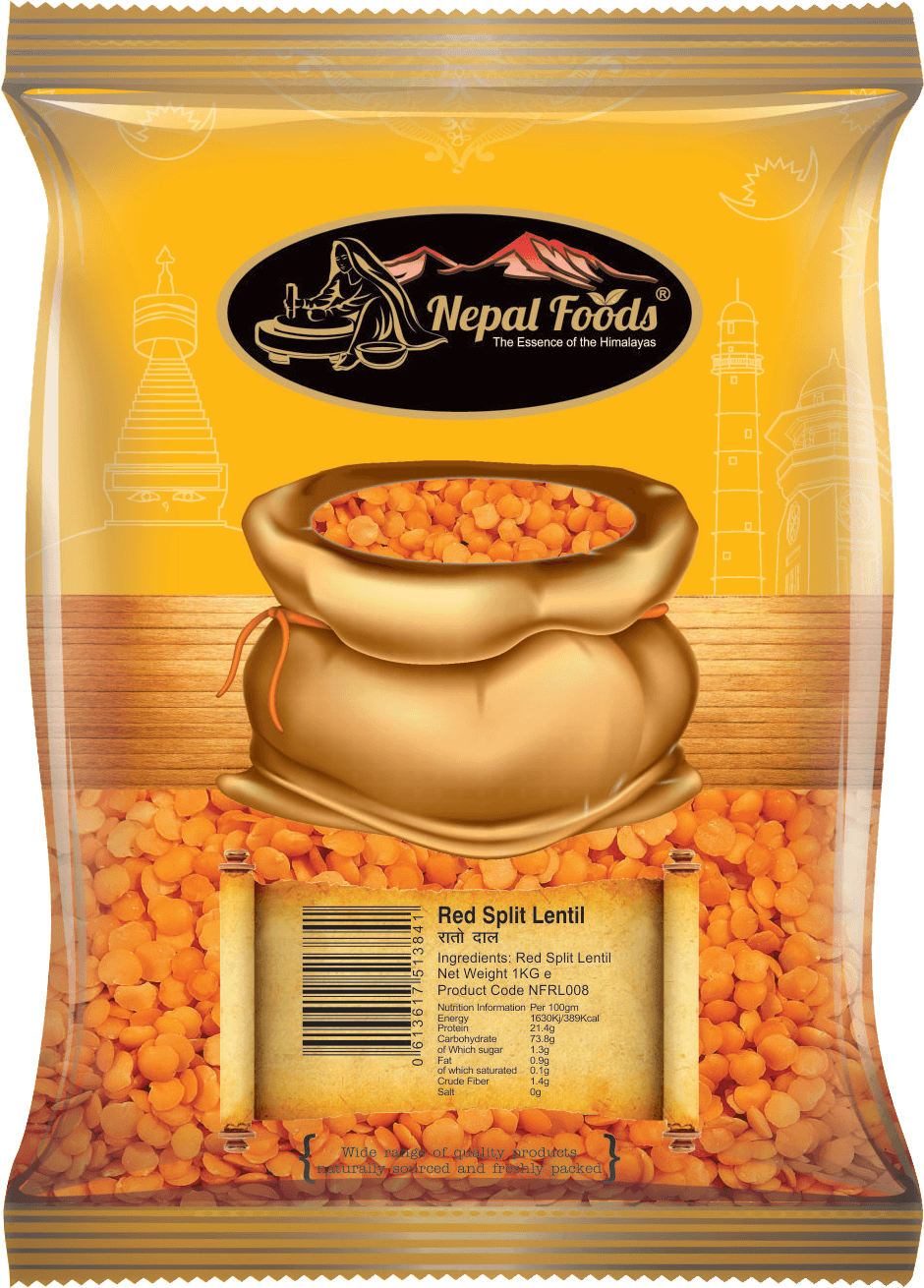 RED LENTILS 2lb – authentic Nepali product available in the UK