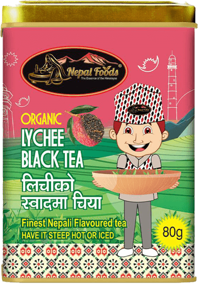 LYCHEE BLACK TEA 80g – authentic Nepali product available in the UK