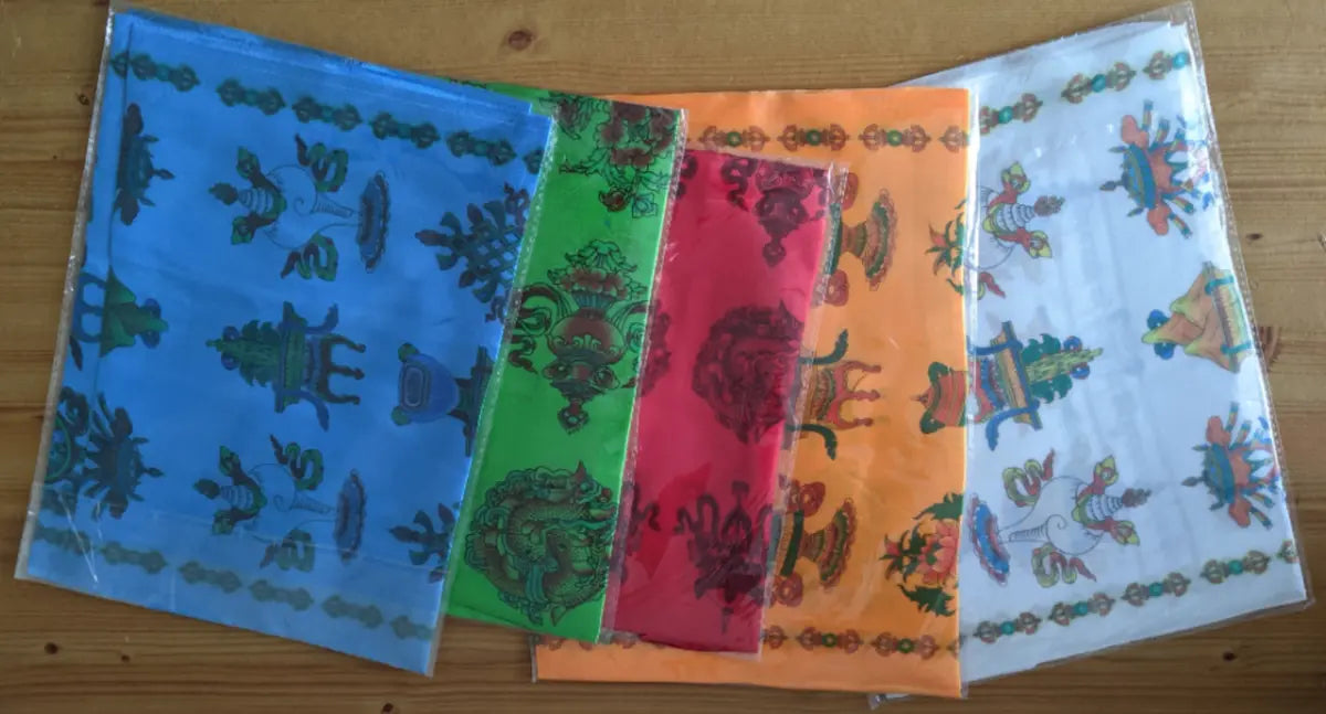 Silk Khada (Various colour) – authentic Nepali product available in the UK