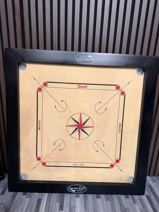 Carrom board with coins – authentic Nepali product available in the UK