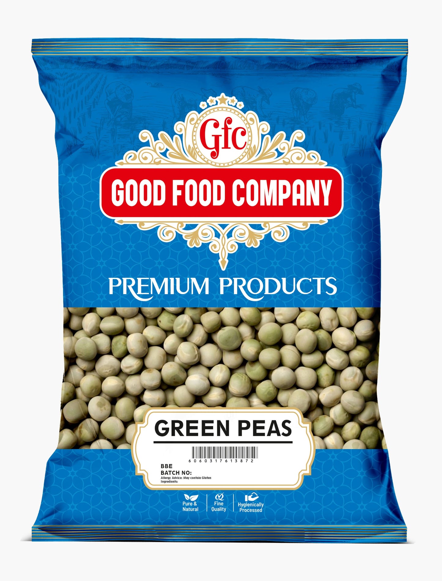 Green peas 4lbs (1.8kg) image 0