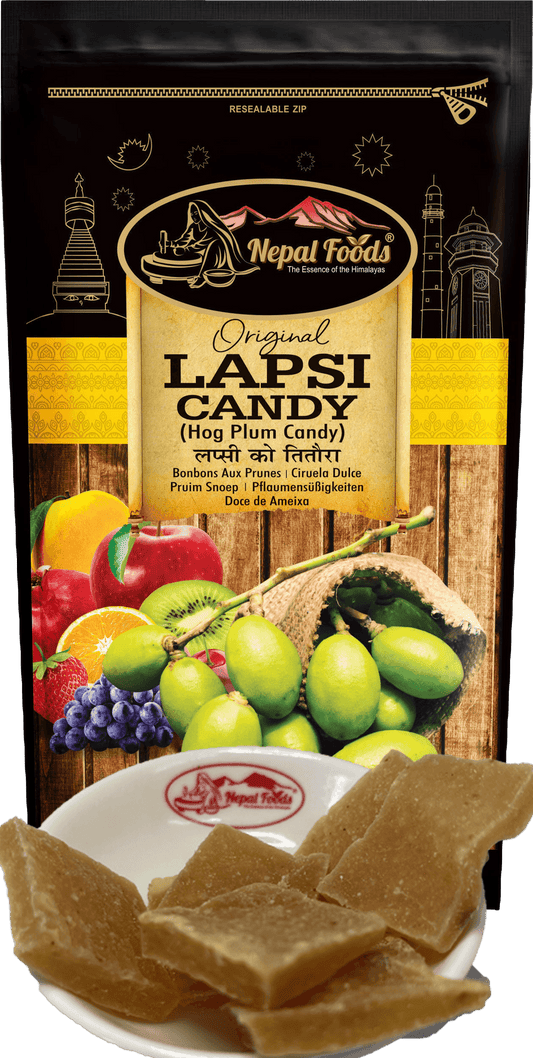 SWEET SQUARE LAPSI CANDY 80g – authentic Nepali product available in the UK