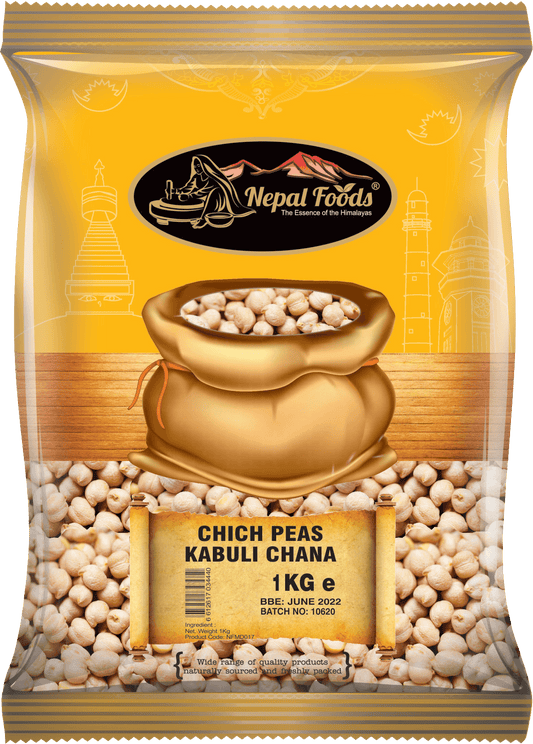 CHICK PEAS 1kg – authentic Nepali product available in the UK