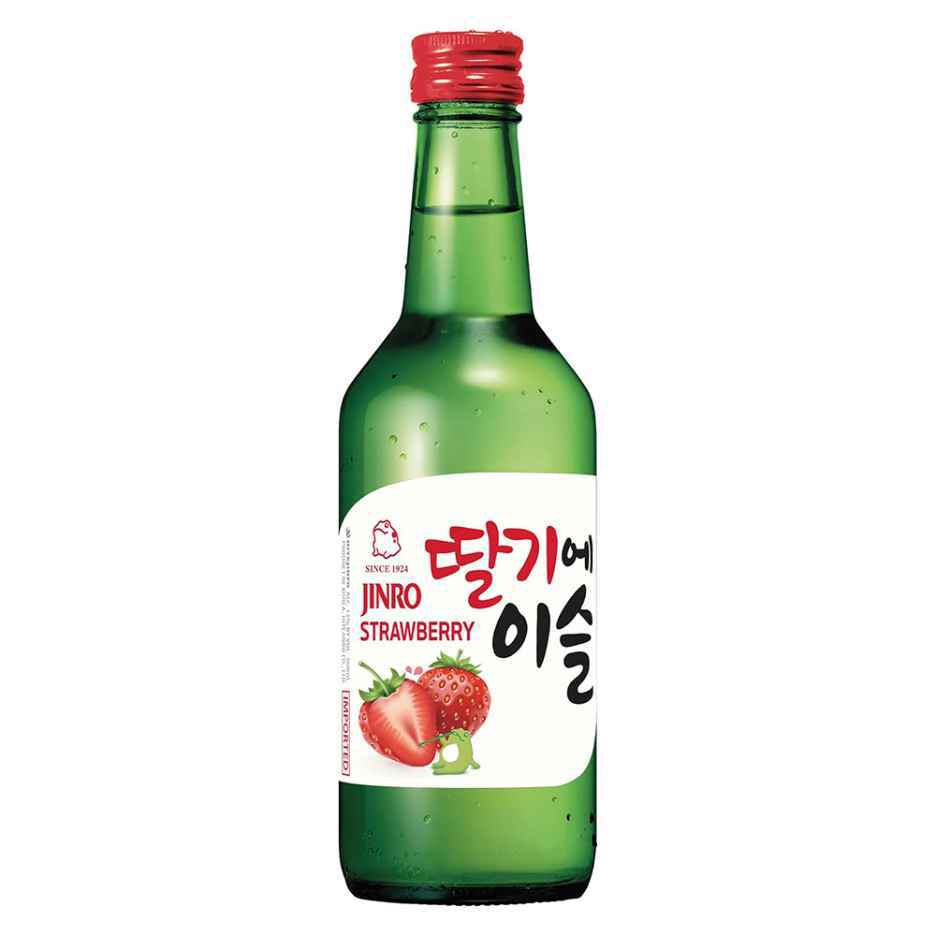Jinro Strawbery Soju 350ml – authentic Nepali product available in the UK