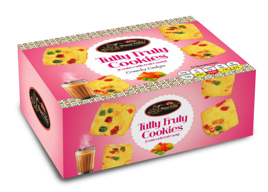 Tutty Fruty Cookies 180g – authentic Nepali product available in the UK