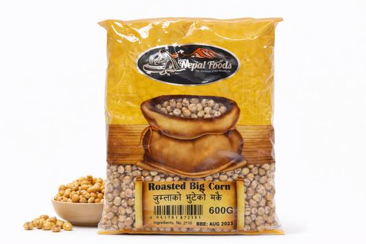 Roasted Corn 600g – Nepali Crunchy Snack | Buy in UK