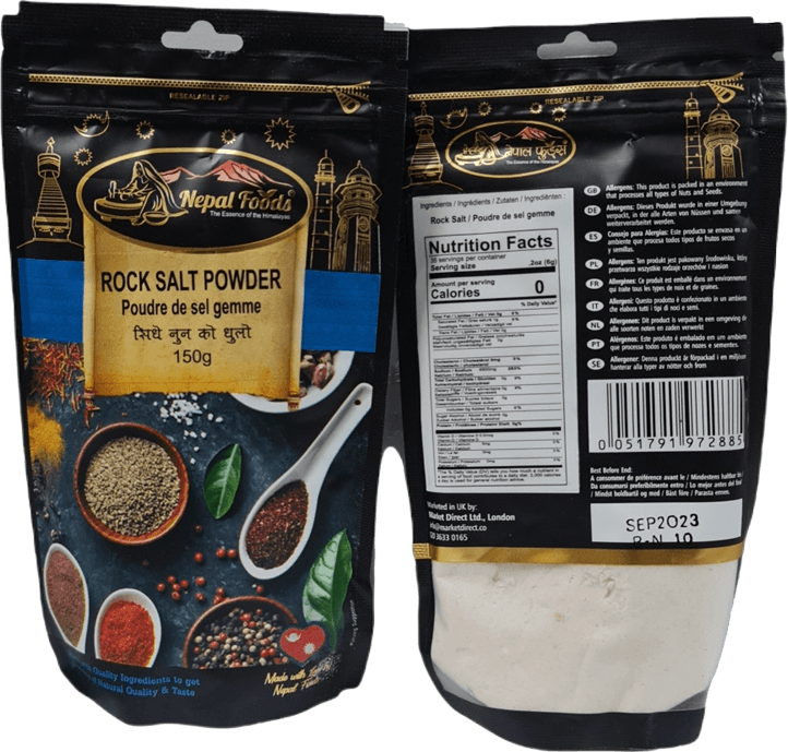 Rock Salt Powder 150g – authentic Nepali product available in the UK