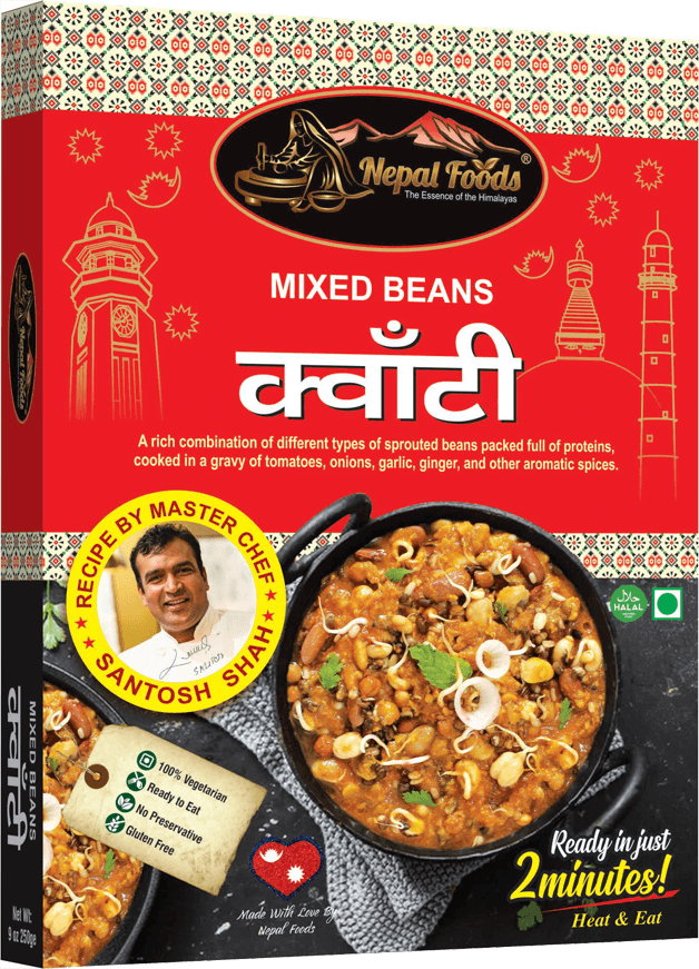 HEAT AND EAT KWATI 250g – authentic Nepali product available in the UK