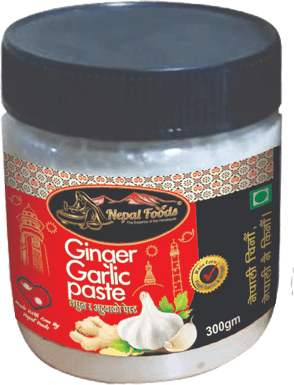 GINGER AND GARLIC PASTE 300G – authentic Nepali product available in the UK