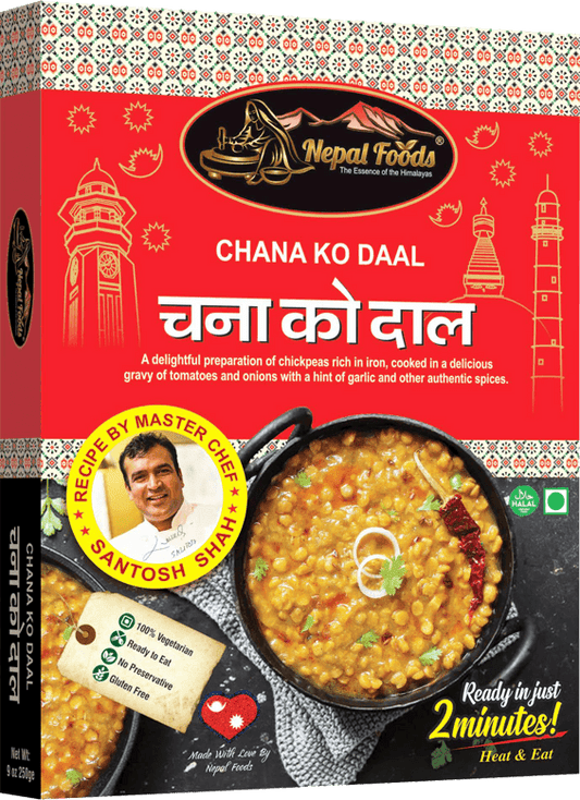HEAT AND EAT CHANA KO DAL 250g – authentic Nepali product available in the UK