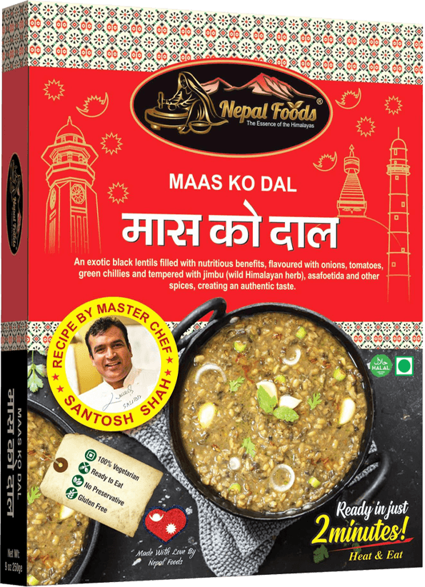 Heat & Eat Nepali Mas Ko Dal (Black Lentil Curry) – authentic Nepali product available in the UK
