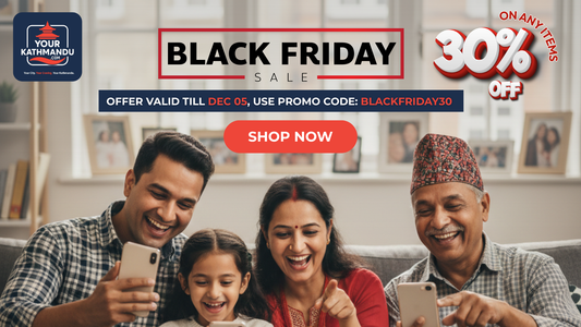 Black Friday sale-Authentic Nepalese Foods 30% Off at Your Kathmandu 