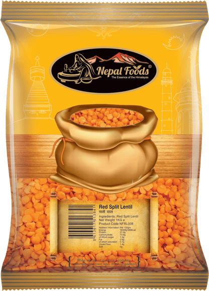 RED LENTILS 2lb – authentic Nepali product available in the UK