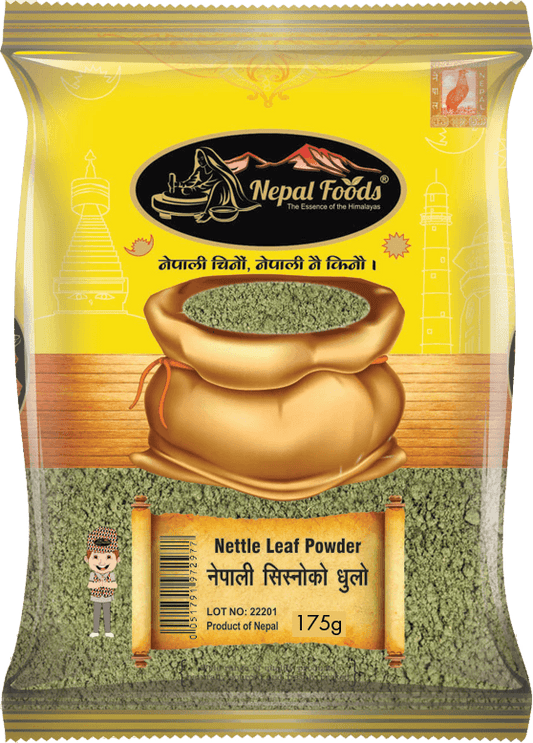 NETTLE LEAF POWDER 175G – authentic Nepali product available in the UK