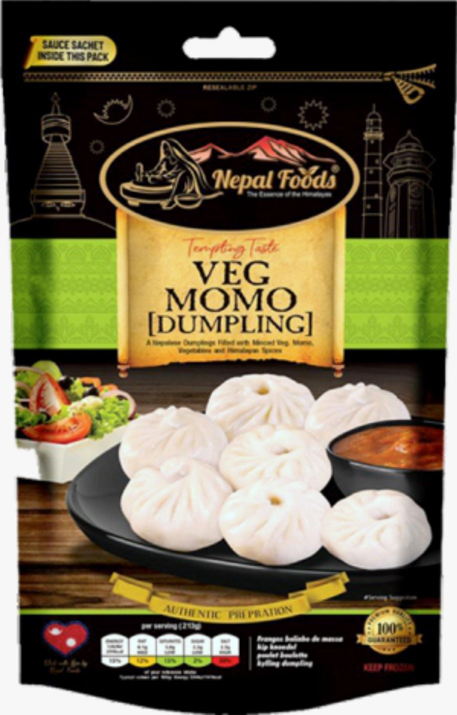 Veg Momo 1kg (collection Only ) – authentic Nepali product available in the UK