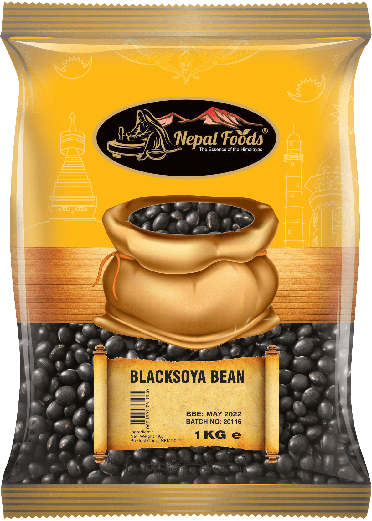 Soybean black 2lbs – authentic Nepali product available in the UK