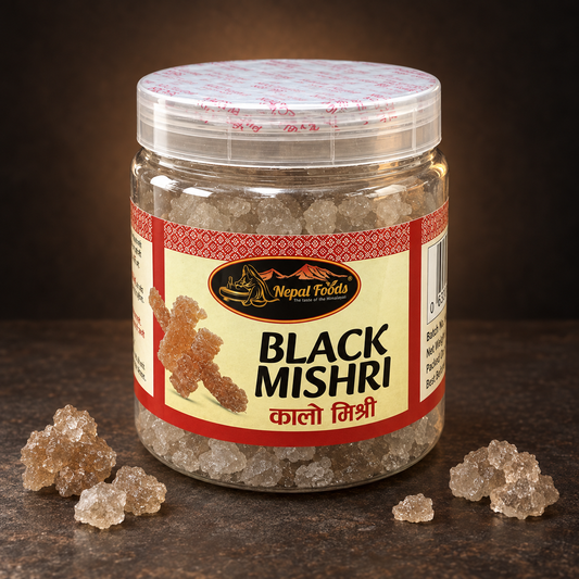 Black Mishri (कालो मिस्री) 250g – Black Rock Sugar