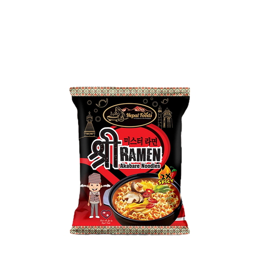 Shree Ramen Akbare Noodles 100g – authentic Nepali product available in the UK