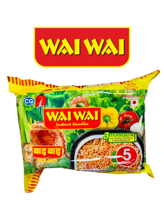 WAI WAI CHICKEN X5 – authentic Nepali product available in the UK