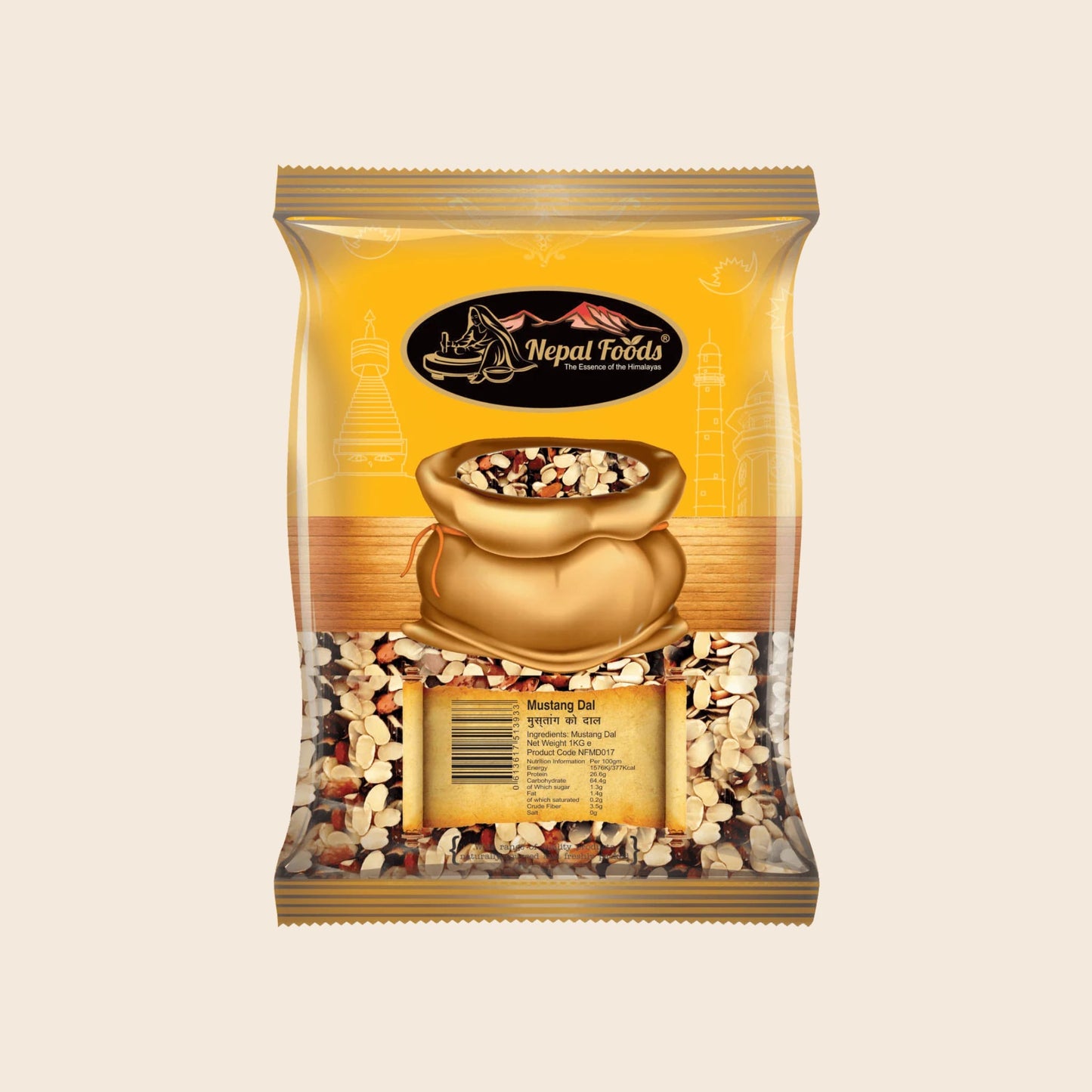 MUSTANG DAL BROWN 1kg