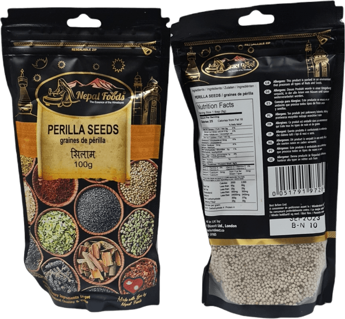 Perilla Seeds 150g – authentic Nepali product available in the UK