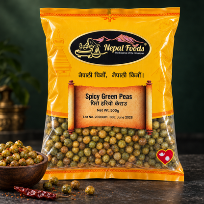 Spicy Green Peas (तिखो हरियो केराउ) 500g