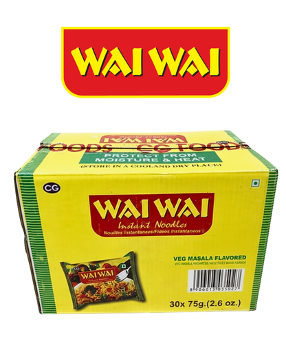 WAI WAI VEG 30 PACK – authentic Nepali product available in the UK