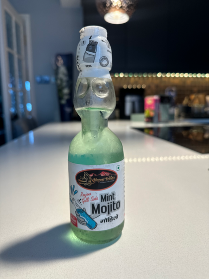 Mint Mojito Soda 200ml – authentic Nepali product available in the UK