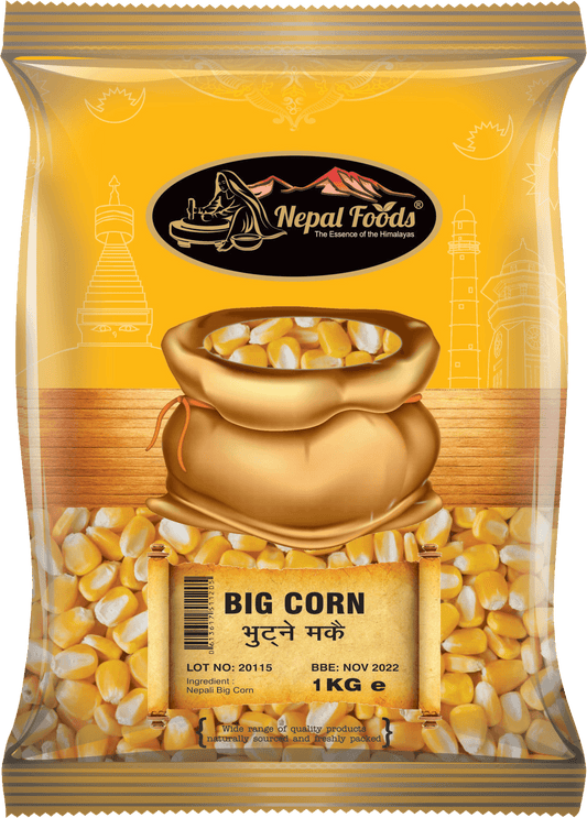 BIG CORN 1kg – authentic Nepali product available in the UK
