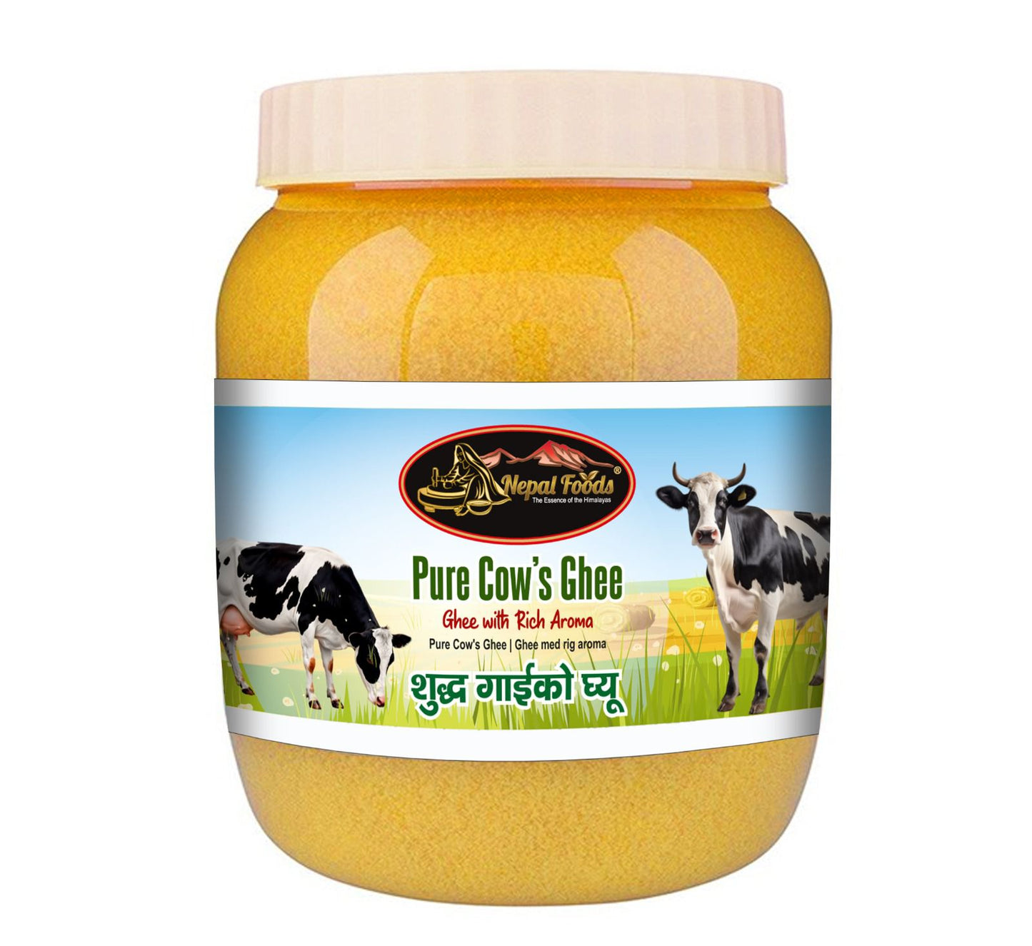 Pure Cow Gheu 500g – authentic Nepali product available in the UK