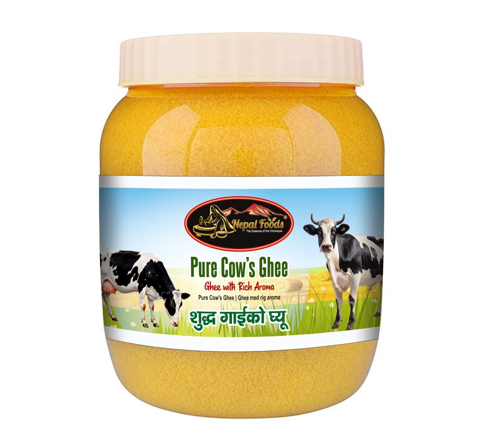 Pure Cow Gheu 500g – authentic Nepali product available in the UK