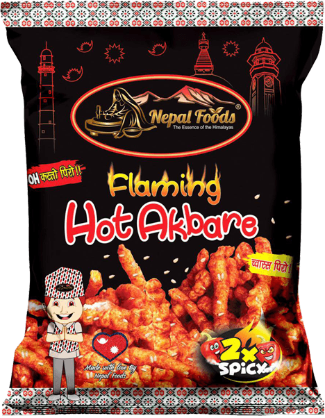Flaming Hot Akabare Sticks 70g. *Great Taste Winner* ⭐️⭐️ – authentic Nepali product available in the UK