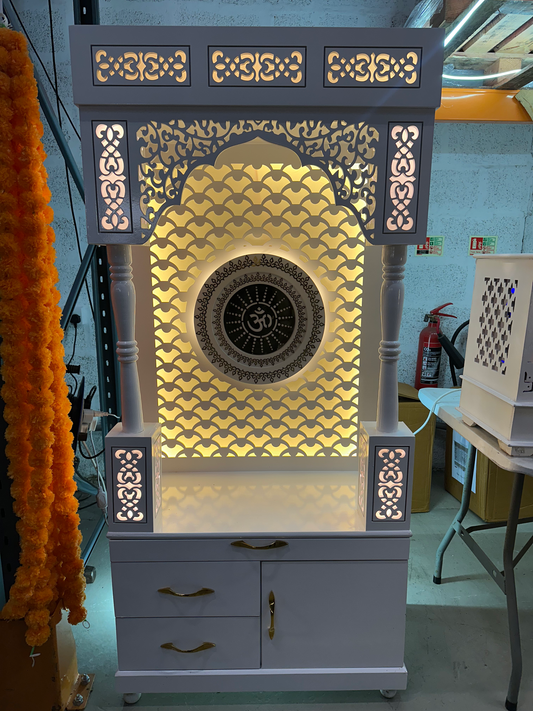 Large Temple with light (166cm Height 78 cm Wide) (Nepali Favourite) – authentic Nepali product available in the UK