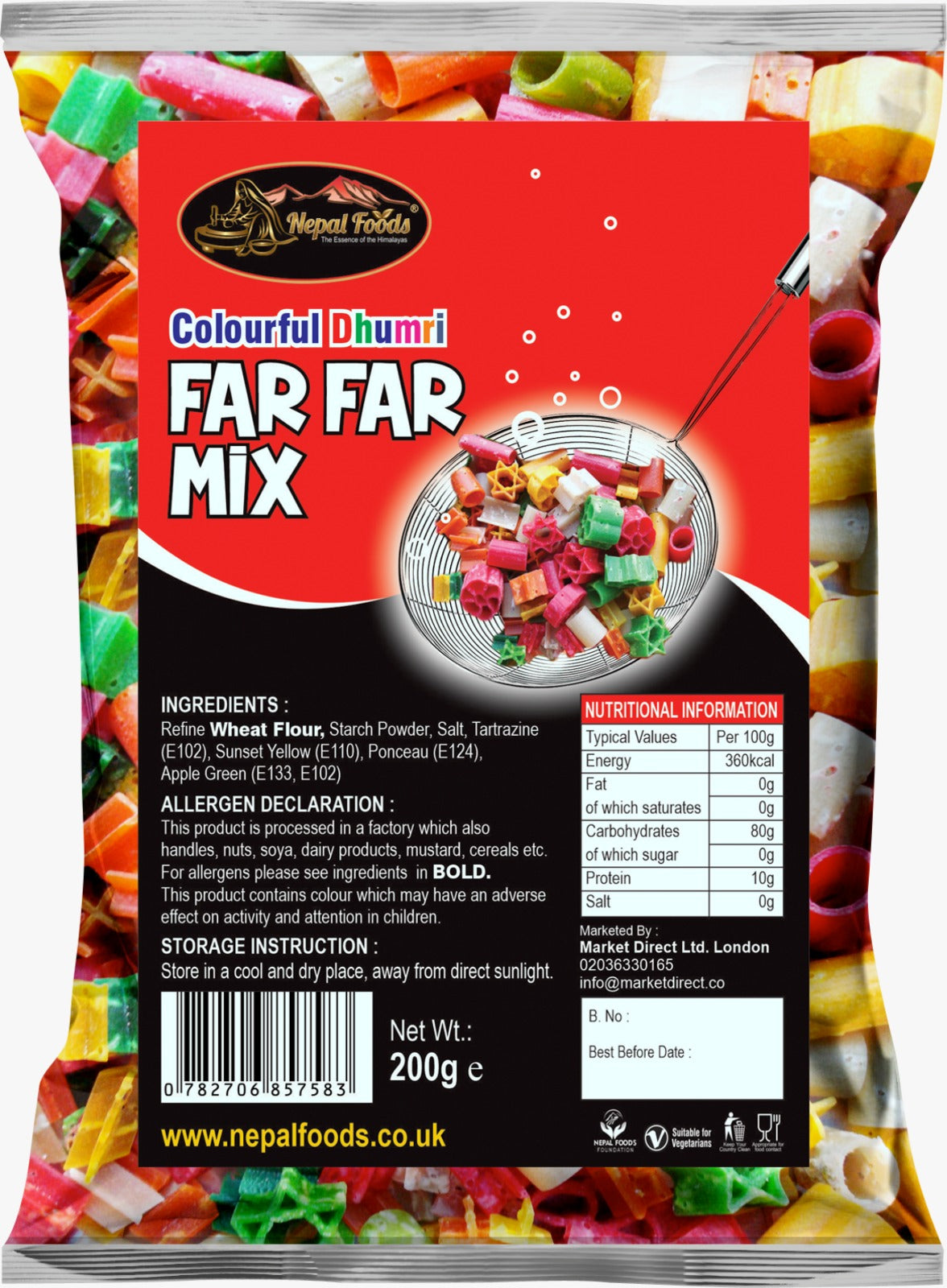 Colourful Dhumri – authentic Nepali product available in the UK