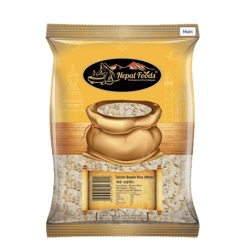 WHITE FLAKE RICE (Taichin) 700g – authentic Nepali product available in the UK