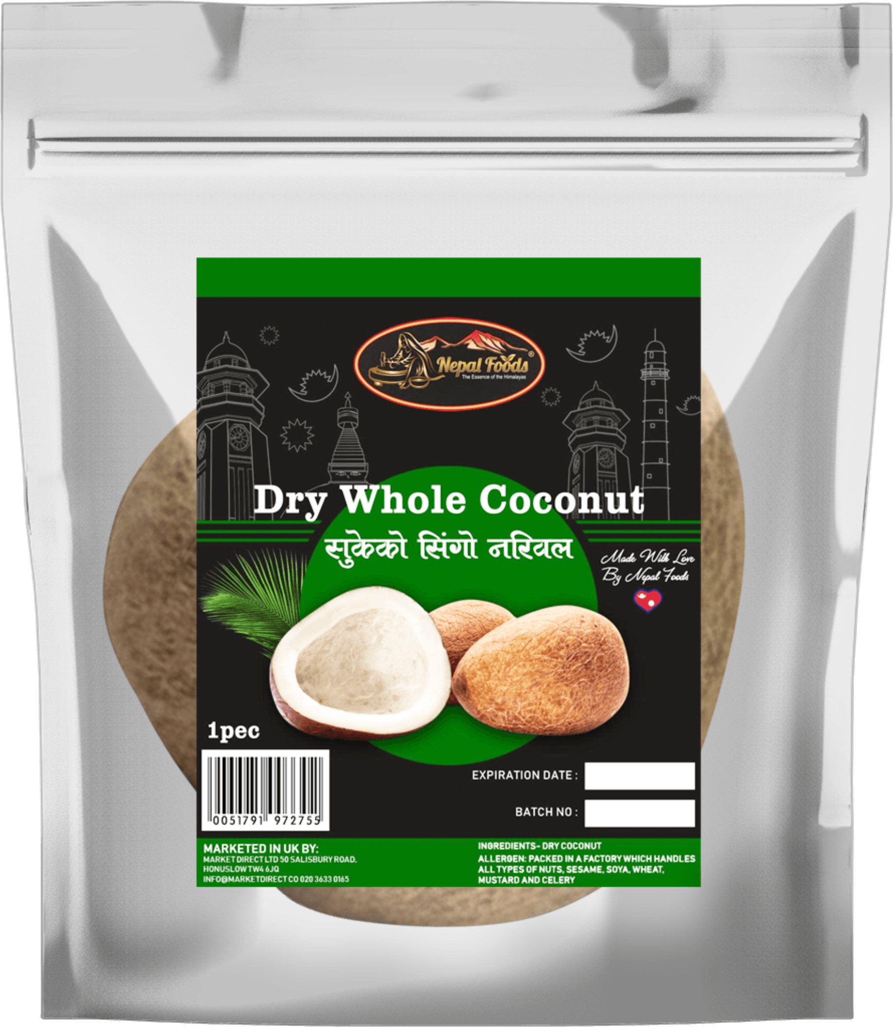 DRY COCONUT Half  image 0