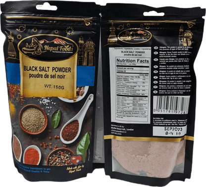 Black Salt Powder 150g – authentic Nepali product available in the UK
