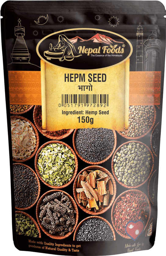 HEMP SEEDS 300g – authentic Nepali product available in the UK