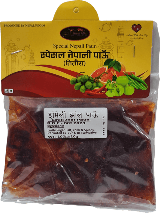 Special Titaura 110g (Pic is for reference only ) you could get any Similar – authentic Nepali product available in the UK