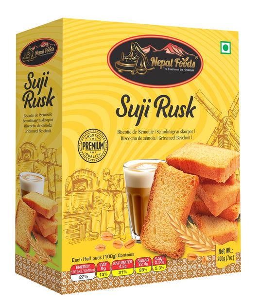 Suji Rusk 200g – authentic Nepali product available in the UK