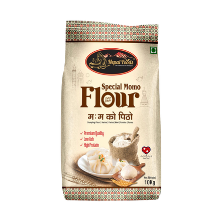 Momo Flour 10kg. Special MOMO Flour (Maida) – authentic Nepali product available in the UK