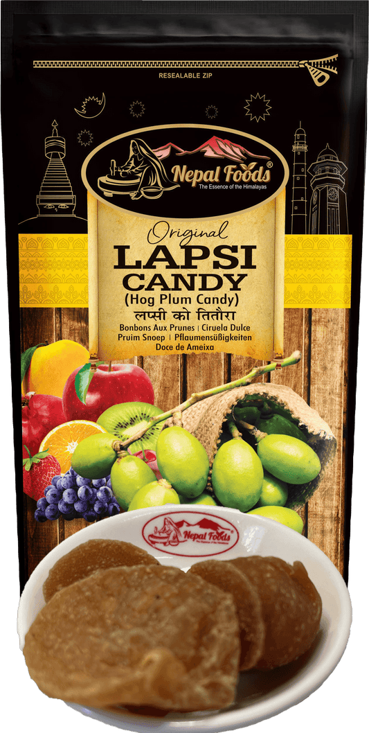 SWEET ORANGE LAPSI CANDY 80g – authentic Nepali product available in the UK