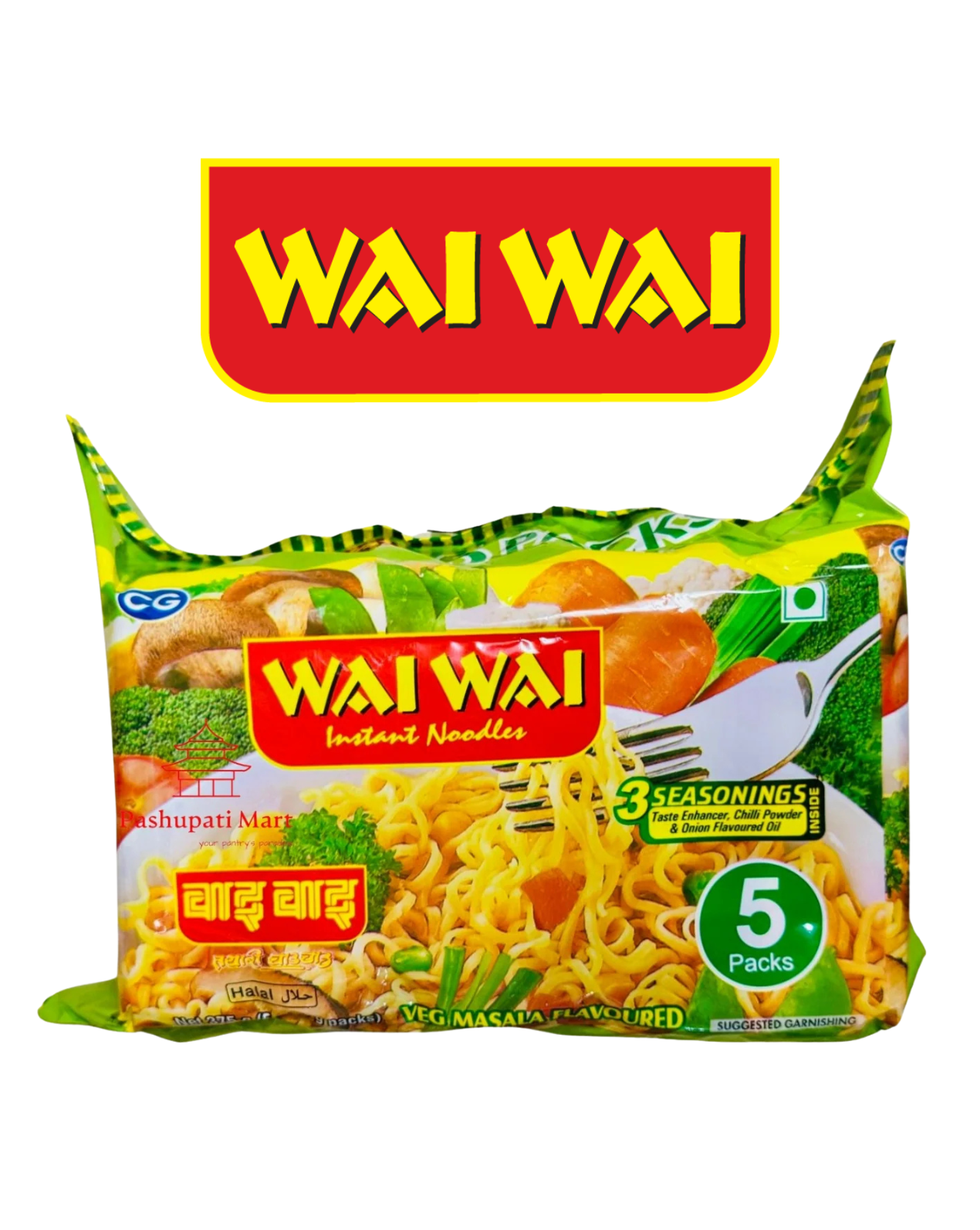 WAI WAI VEG X5 – authentic Nepali product available in the UK