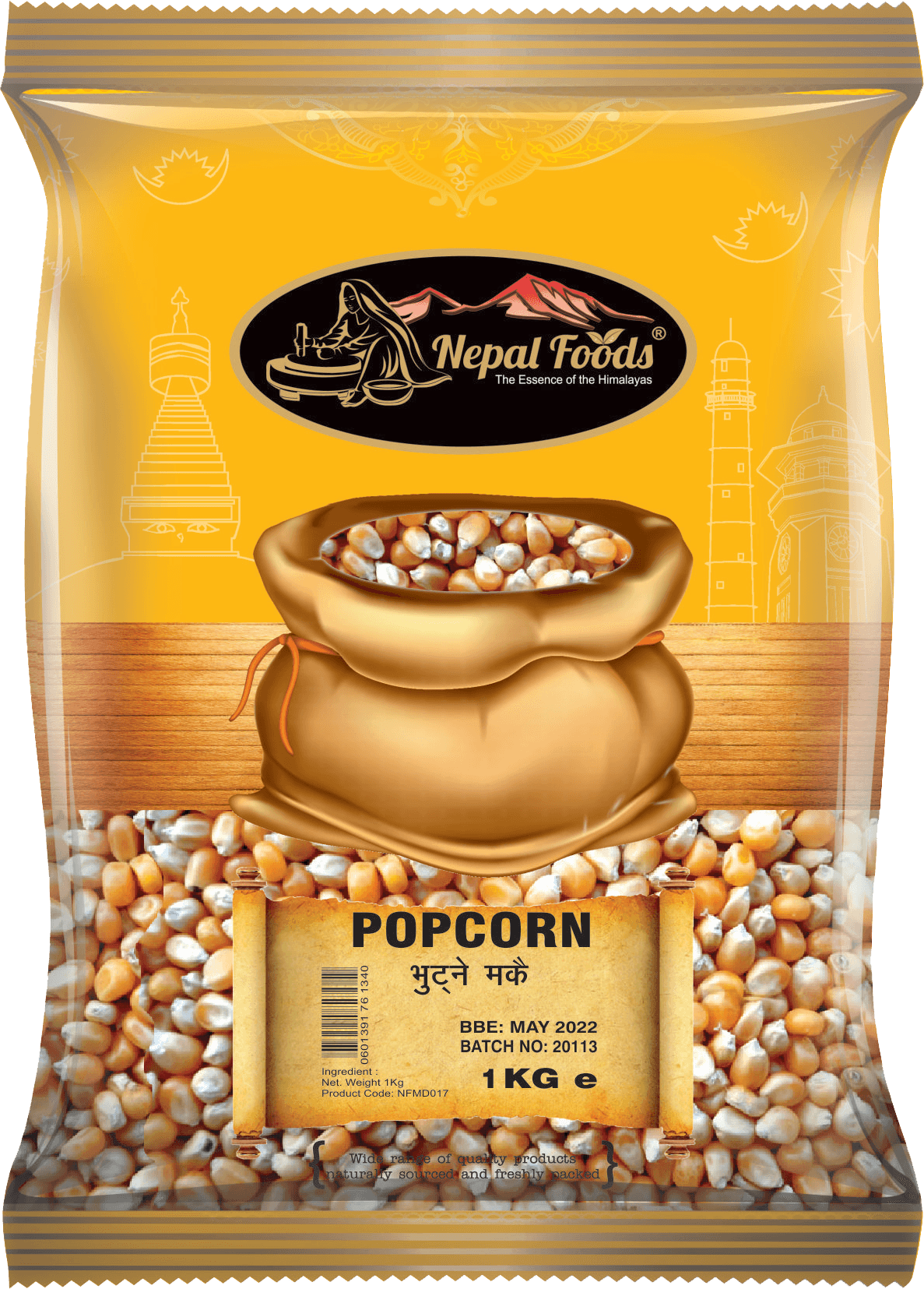 POPCORN 2lbs – authentic Nepali product available in the UK