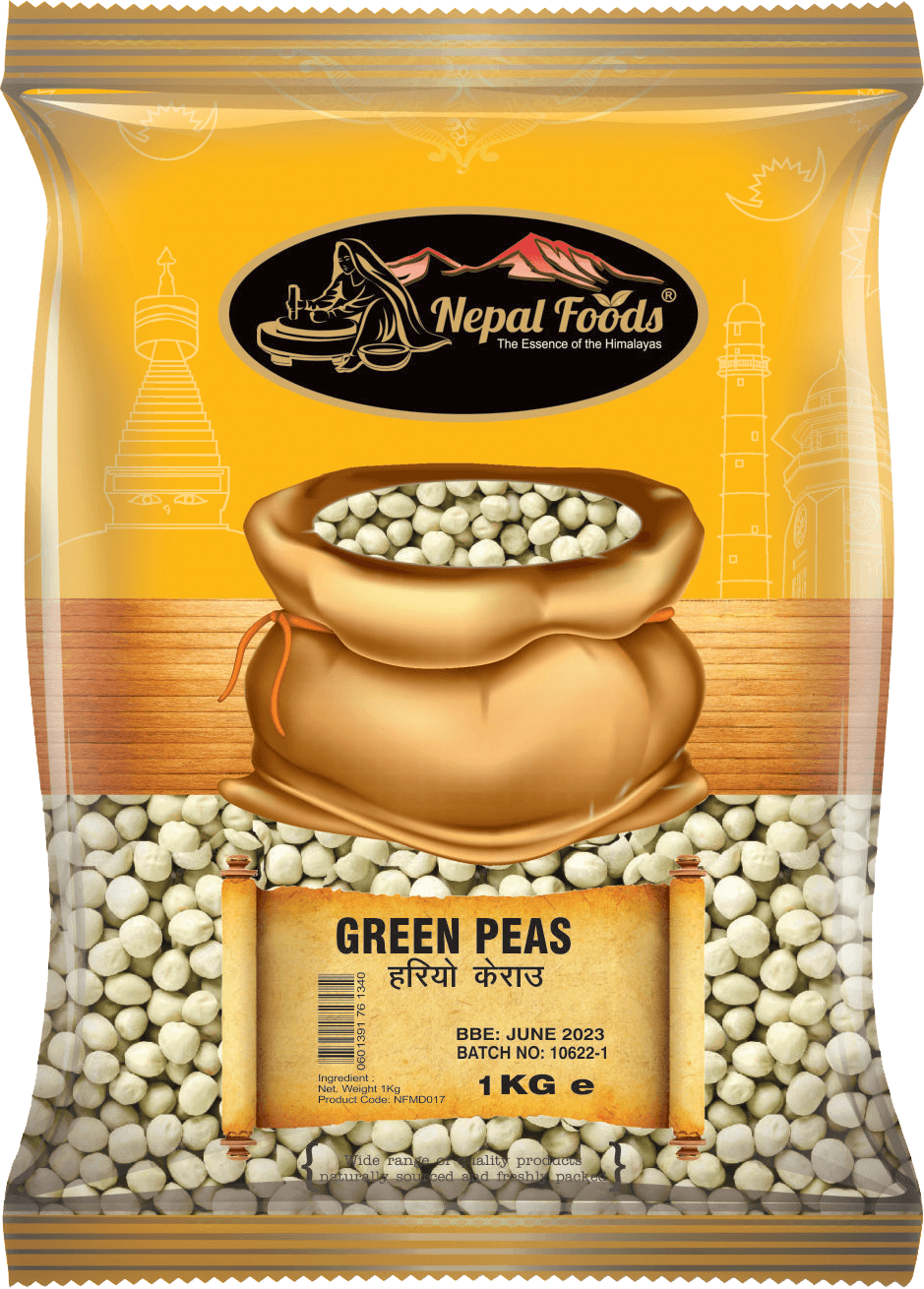 GREEN PEAS 2lb – authentic Nepali product available in the UK