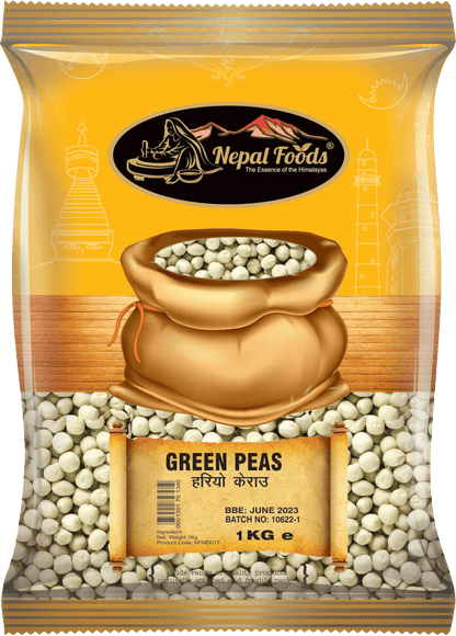 GREEN PEAS 2lb – authentic Nepali product available in the UK