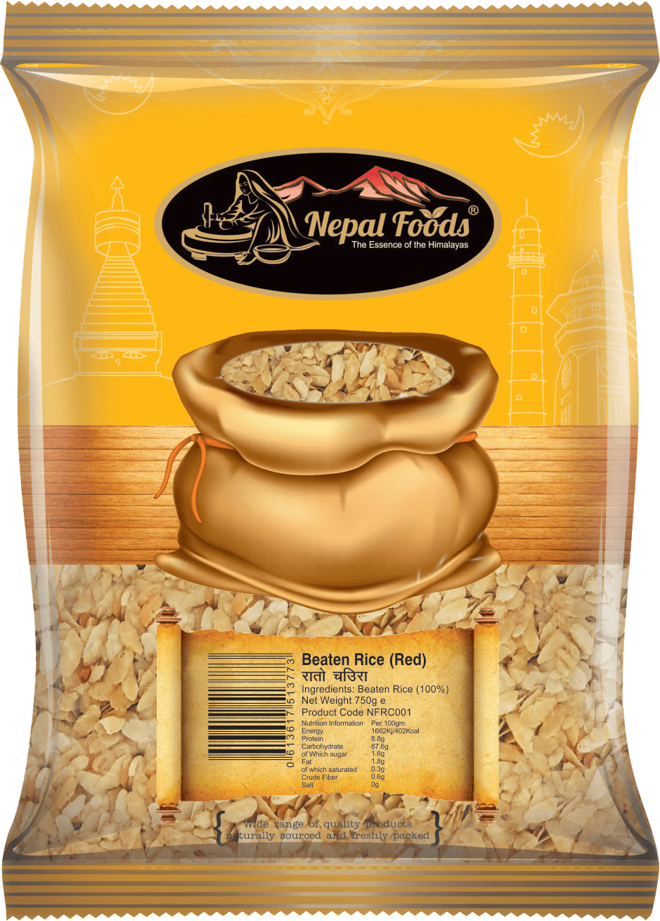RED BEATEN RICE 700g image 1