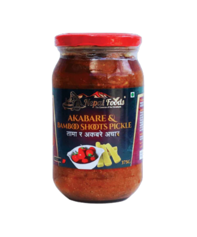 Akabare Tama 375g – Nepali Chilli & Bamboo Shoot Pickle | Buy in UK