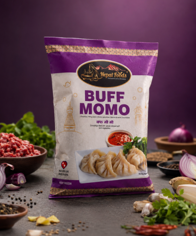 Frozen Buff Momo 475g – Nepali Buffalo Dumplings | Buy in UK