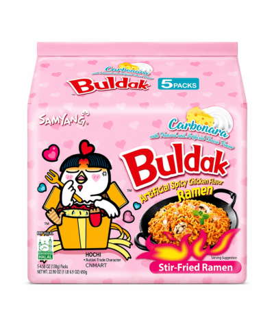 Buldak Carbonara Noodles 5 Pack – Buy Online in UK